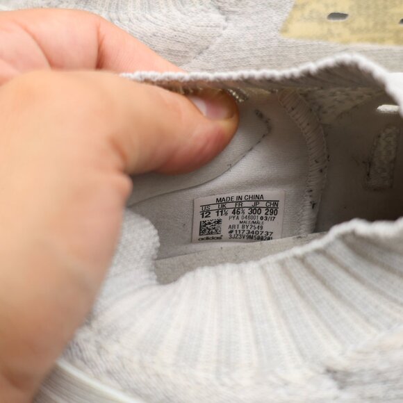 Adidas Ultra Boost Uncaged Men's Size 12 Triple White Running Sneakers BY2549 - Picture 3 of 9